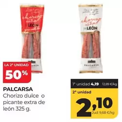Palcarsa - Chorizo Dulce O Picante Extra De León