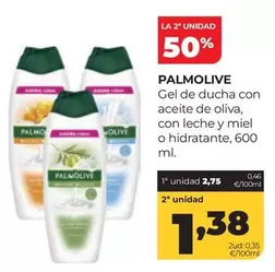 Palmolive - Gel De Ducha Con Aceite De Oliva, Con Leche Y Miel O Hidratante