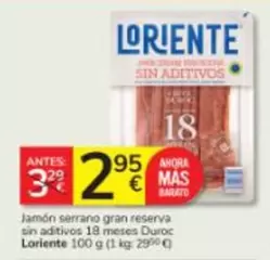 Loriente - Jamon Serrano Gran Reserva Sin Aditivos
