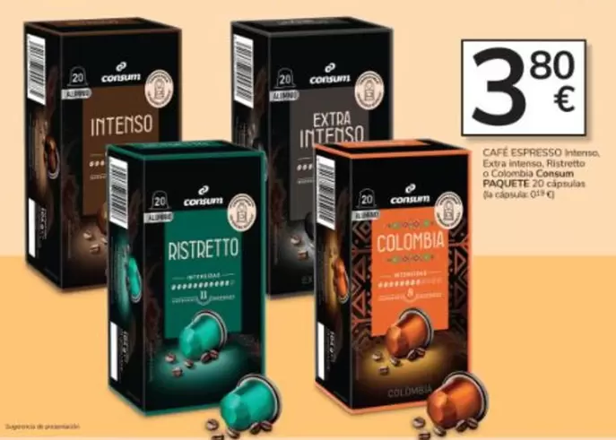 Consum - Cafe Espresso Intenso