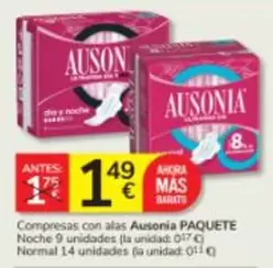 Ausonia - Compresas Con Alas