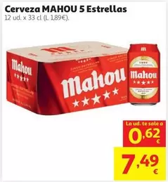 Mahou - Cerveza 5 Estrellas