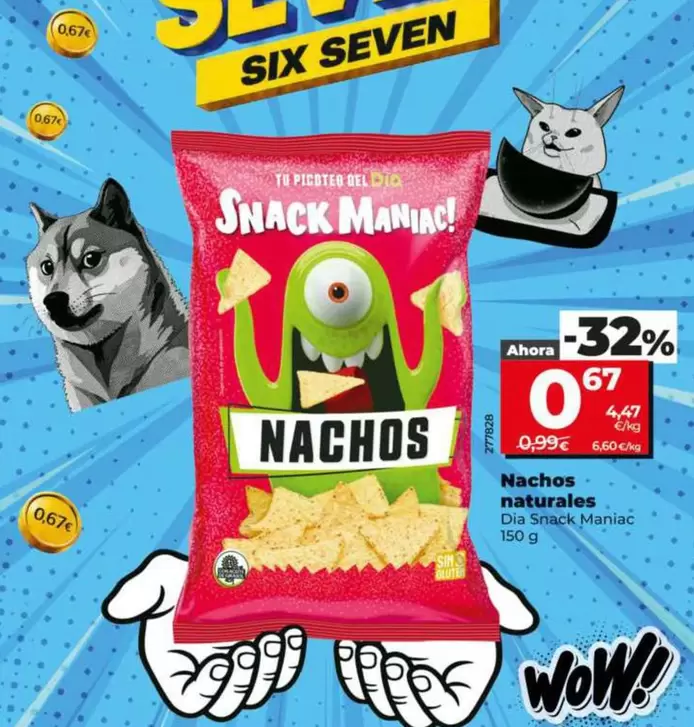 Dia Snack Maniac - Nachos Naturales