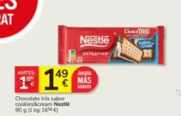 Nestlé - Chocolate Trio Sabor Cookies&Cream