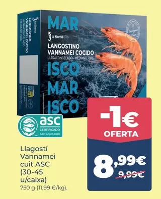 La Sirena - Langostino Vannamei Cocido
