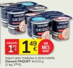 Danone - Iogurt Grec Maduixa O Stracciatella