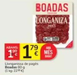 Boadas - Llonganissa De Pages