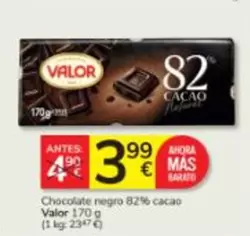 Valor - Chocolate Negro 82% Cacao