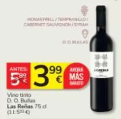 las reñas - Vino Tinto D.o. Bullas