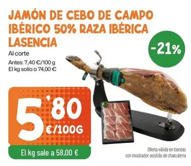 Lasencia - Jamón De Cebo De Campo Ibérico 50% Raza Ibérica