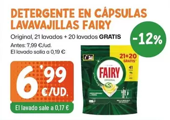 Fairy - Detergente En Capsulas Lavavajillas