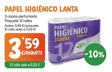 Lanta - Papel Higiénico