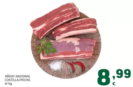 Añojo Nacional Costilla/ Pecho