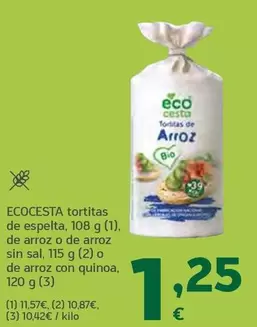 Ecocesta - Tortitas De Espelta