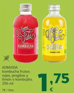 Komvida - Kombucha Frutos Rojos
