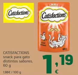 Catisfactions - Snack Para Gato Distintos Sabores