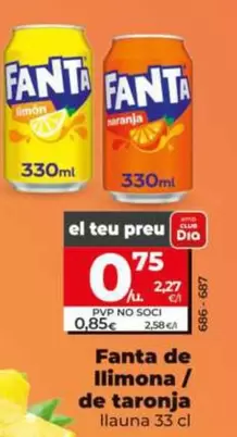 Fanta - De Limon/De Naranja