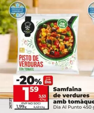 Dia Al Punto - Pisto De Verduras Con Tomate