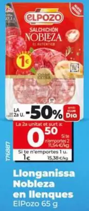 Elpozo - Salchichon Nobleza En Lonchas