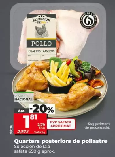 Seleccion De Dia - Cuartos Traseros De Pollo