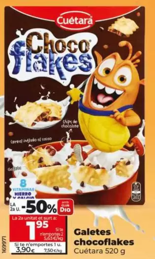 Cuétara - Galletas Chocoflakes