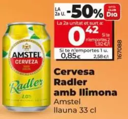 cerveza con limón
