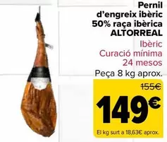 Altorreal - Jamon De Cebo Iberico 50% Raza Iberica