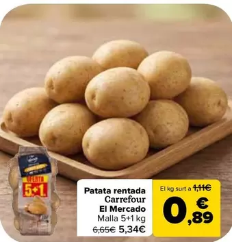 Carrefour El Mercado - Patata Lavada