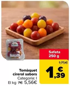 Tomate Cherry Sabores