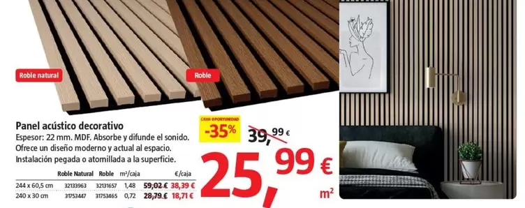 Panel Acustico Decorativo