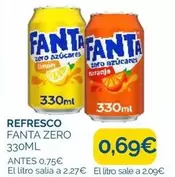fanta - Refresco Zero