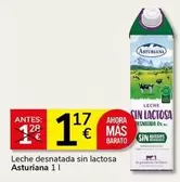 Asturiana - Leche Desnatada Sin Lactosa