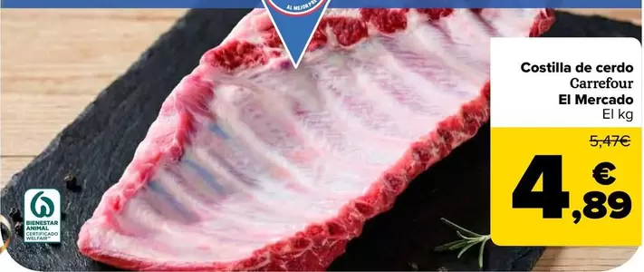 Carrefour - Costilla De Cerdo