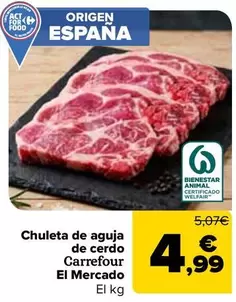 Carrefour - Chuleta De Aguja De Cerdo El Mercado