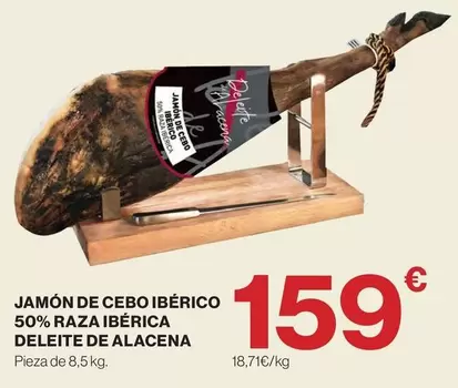 Deleite De Alacena - Jamón De Cebo Ibérico 50% Raza Ibérica