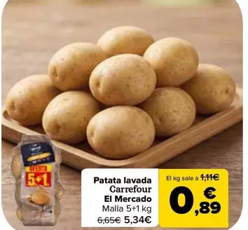 Carrefour El Mercado - Patata Lavada