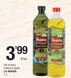 La Masía - oli d'oliva intens o suau