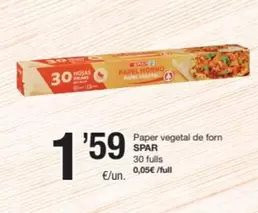 Spar - Paper Vegetal De Forn