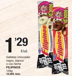 Filipinos - Galletas Chocolate Negro