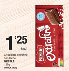 Nestlé - Chocolate Extrafino Con Leche
