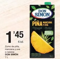 Don Simón - Zumo De Piña, Manzana Y Uva O Naranja