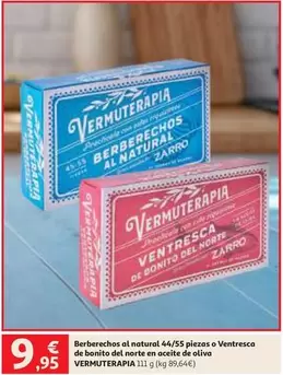 Zarro - Berberechos Al Natural Piezas O Ventresca De Bonito En Aceite De Oliva