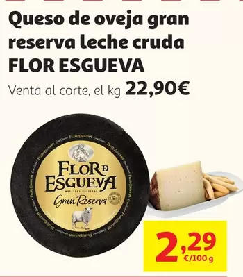 Flor de Esgueva - Queso De Oveja Gran Reserva Leche Cruda