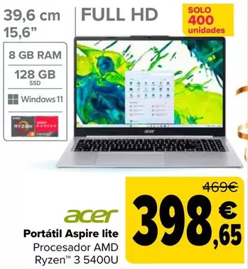 Acer - Portatil Aspire Lite