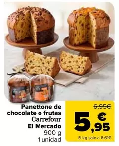Carrefour El Mercado - Panettone De Chocolate O Frutas