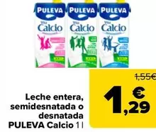 Puleva - Leche Entera, Semidesnatada O Desnatada Calcio