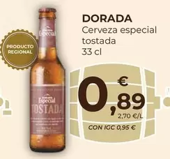 dorada - Cerveza Especial Tostada