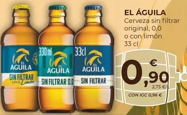 El Águila Negra - Cerveza Sin Filtrar Original
