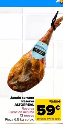 Altorreal - Jamón Serrano Reserva