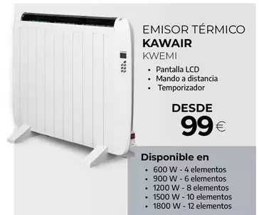 Kawair - Emisor Termico Kwemi